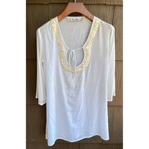 RHONA SUTTON Embellished Beach Tunic Size S (Bx 17)